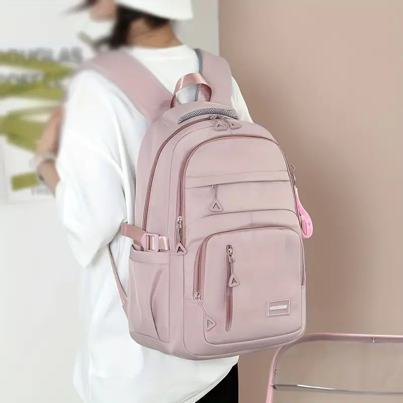 35L - Large Capacity Nylon Laptop Backpack - Cute & Stylish - Perfect for School, Work & Travel