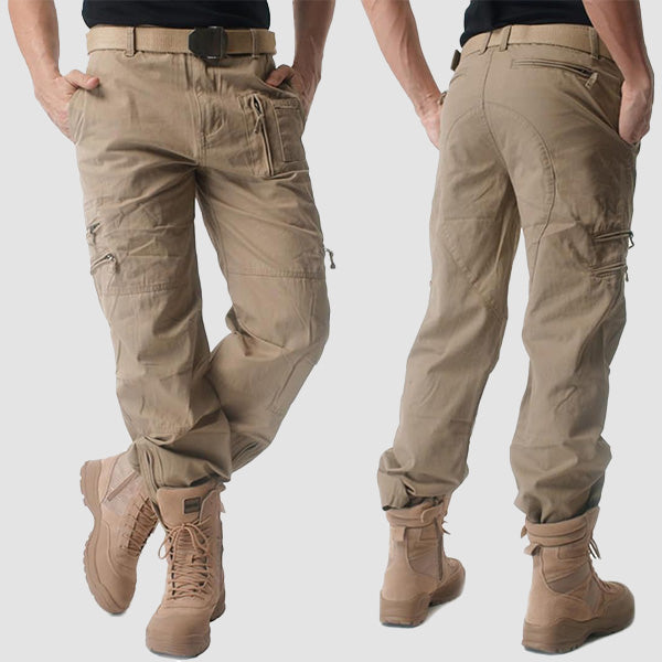 Men's - Tactical Cargo Pants – 9 Pockets, Durable Design – Hiking & Outdoor Wear