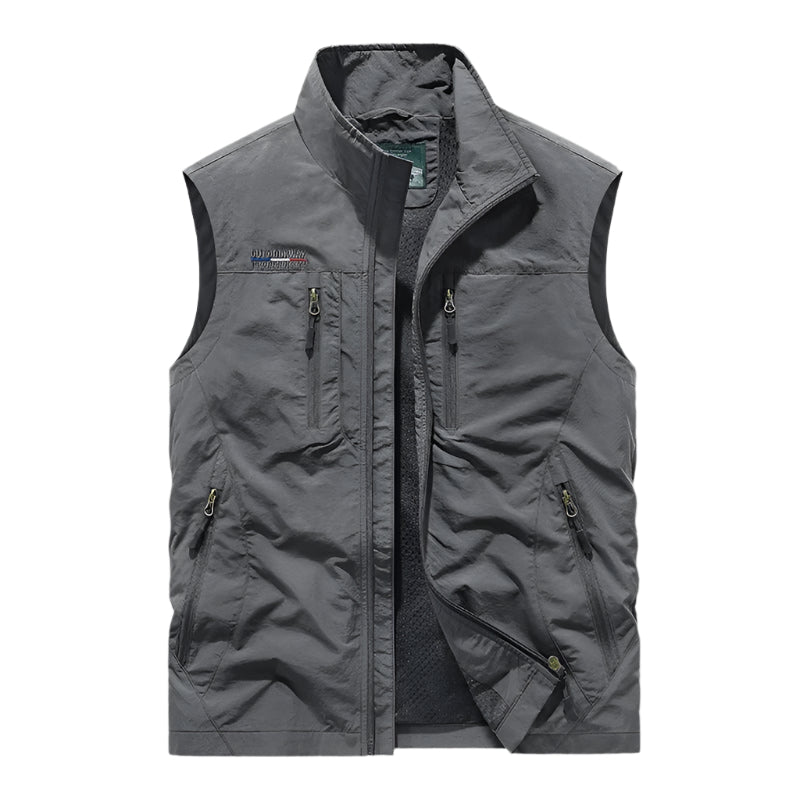 Men's - Utility Vest - Multi-Pocket Design - Outdoor Adventure Vest