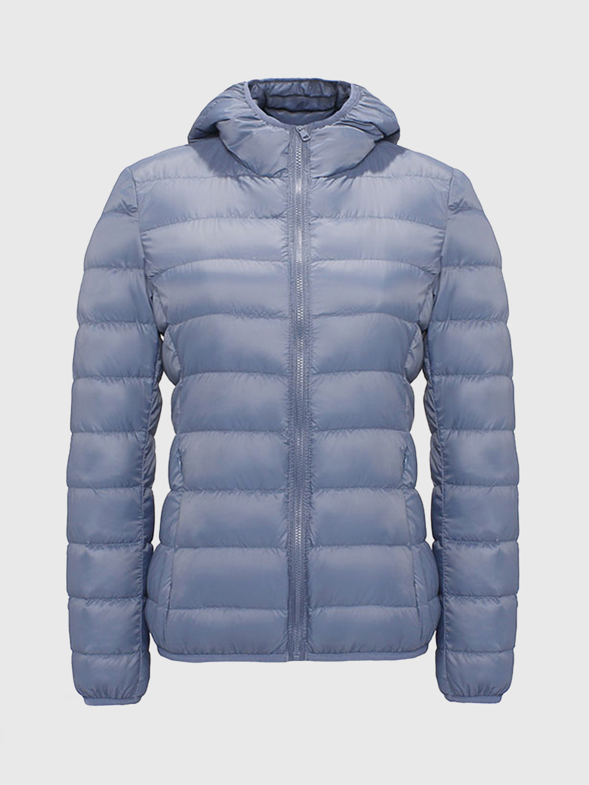 Women's - Featherweight Packable Down Jacket - Hooded Puffer for Cold Weather Travel