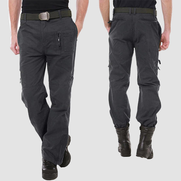 Men's - Tactical Cargo Pants – 9 Pockets, Durable Design – Hiking & Outdoor Wear