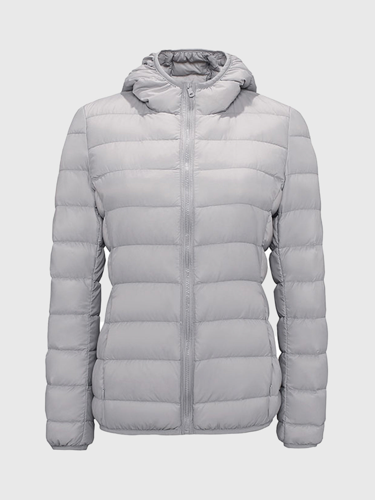 Women's - Featherweight Packable Down Jacket - Hooded Puffer for Cold Weather Travel