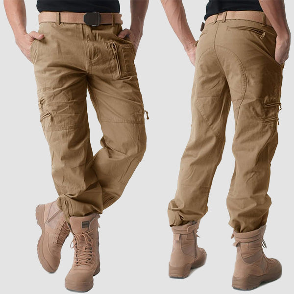 Men's - Tactical Cargo Pants – 9 Pockets, Durable Design – Hiking & Outdoor Wear