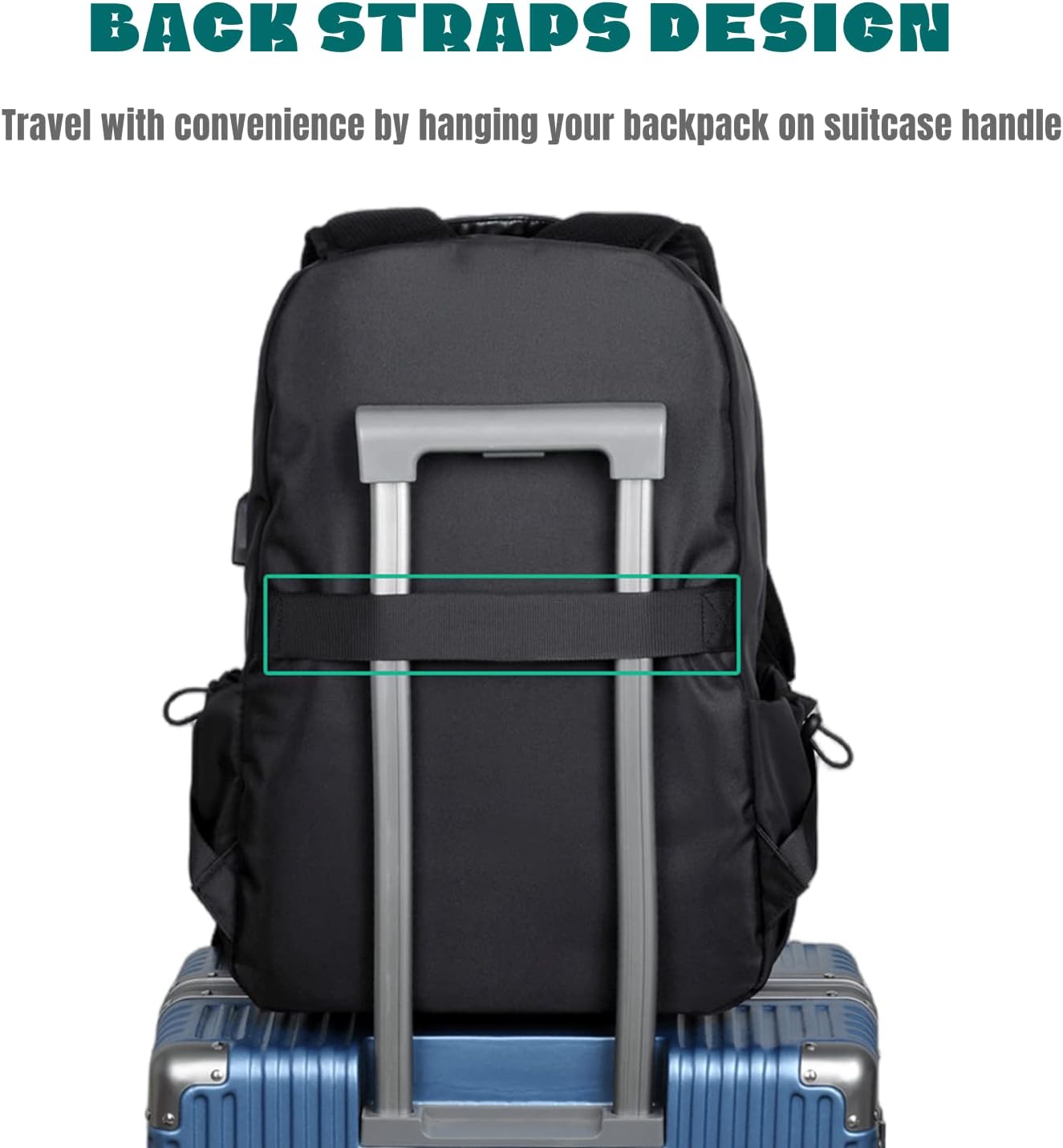 20L Anti-Theft Charging Backpack - Durable Fabric - Secure & Convenient Travel Companion