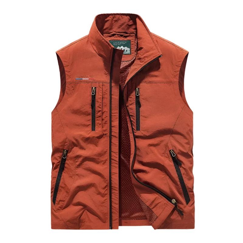 Men's - Utility Vest - Multi-Pocket Design - Outdoor Adventure Vest