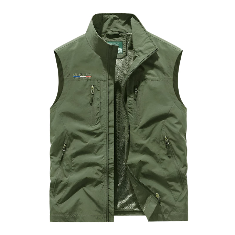Men's - Utility Vest - Multi-Pocket Design - Outdoor Adventure Vest