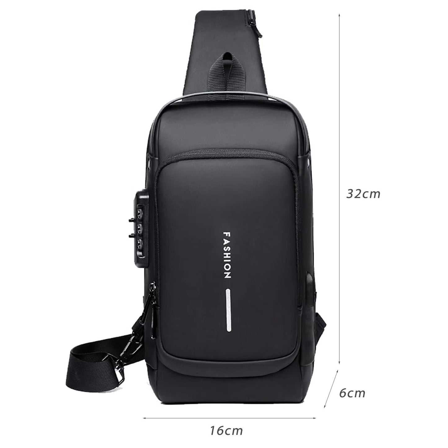 20L - Anti-Theft Waterproof Crossbody Bag - Stylish Travel Essential for Secure Adventures