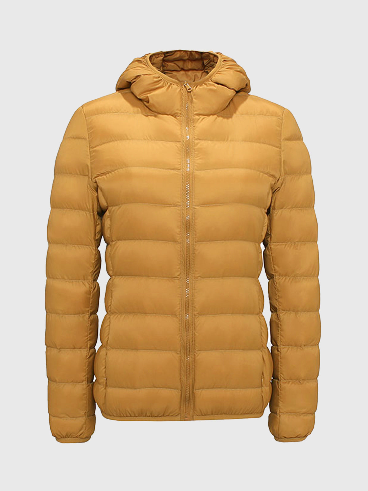 Women's - Featherweight Packable Down Jacket - Hooded Puffer for Cold Weather Travel