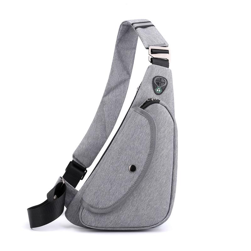 20L - Sling Chest Bag - Anti-theft Crossbody Sports Bag with Headphone Jack - Perfect for Mini Travel Adventures