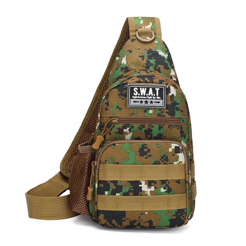 20L - Camouflage Shoulder Bag for Men - Durable Sports Messenger Backpack for School & Travel