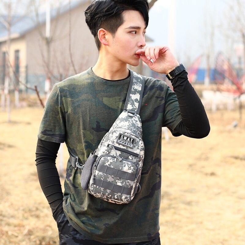 20L - Camouflage Shoulder Bag for Men - Durable Sports Messenger Backpack for School & Travel