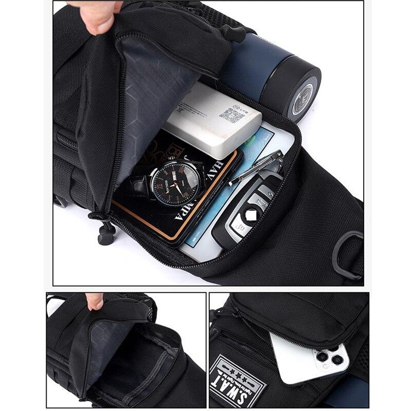 20L - Camouflage Shoulder Bag for Men - Durable Sports Messenger Backpack for School & Travel