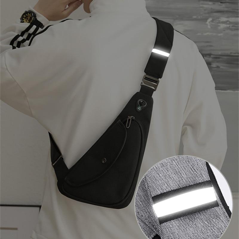 20L - Sling Chest Bag - Anti-theft Crossbody Sports Bag with Headphone Jack - Perfect for Mini Travel Adventures