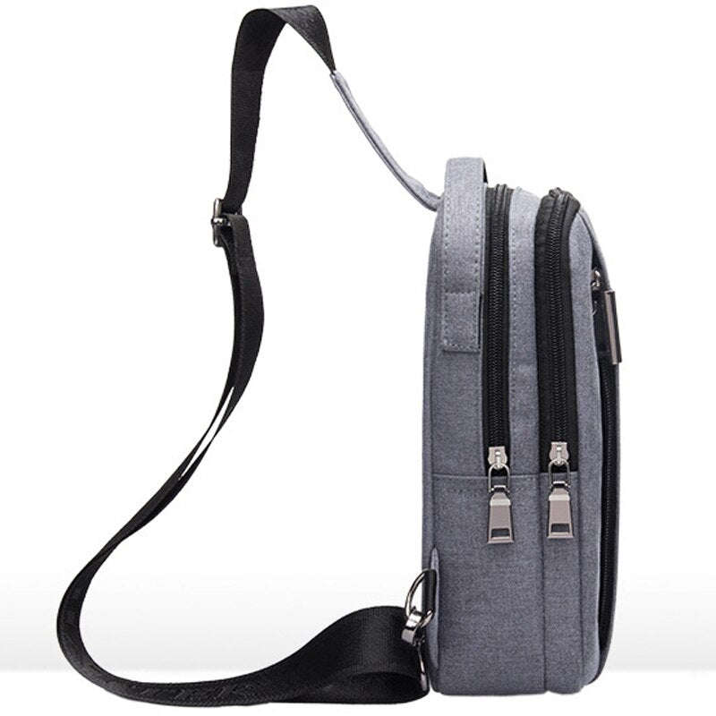 20L - Sling Chest Bag - Durable Cross-Body Messenger Handbag - Stylish Sacoche for Men