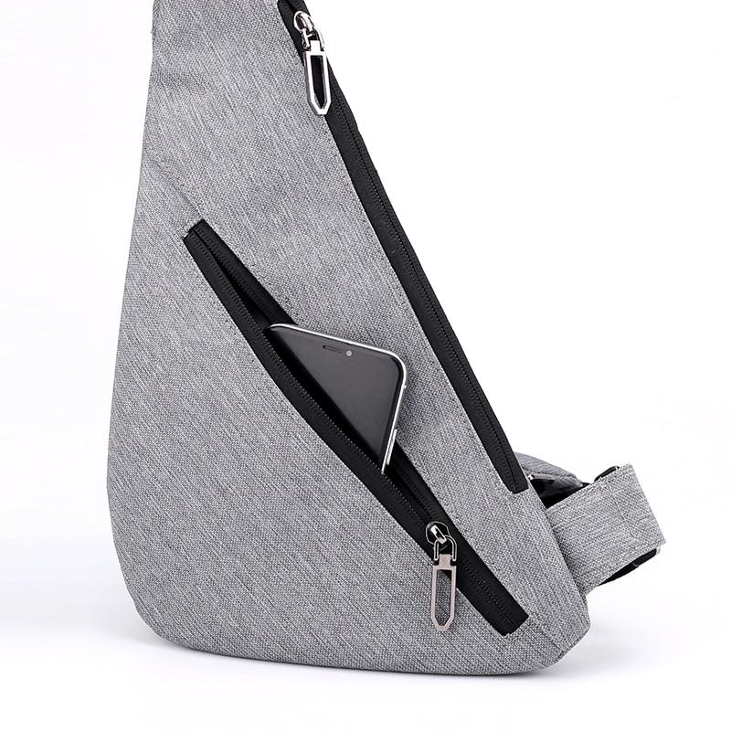 20L - Sling Chest Bag - Anti-theft Crossbody Sports Bag with Headphone Jack - Perfect for Mini Travel Adventures