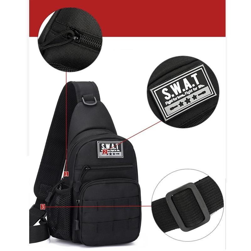 20L - Camouflage Shoulder Bag for Men - Durable Sports Messenger Backpack for School & Travel