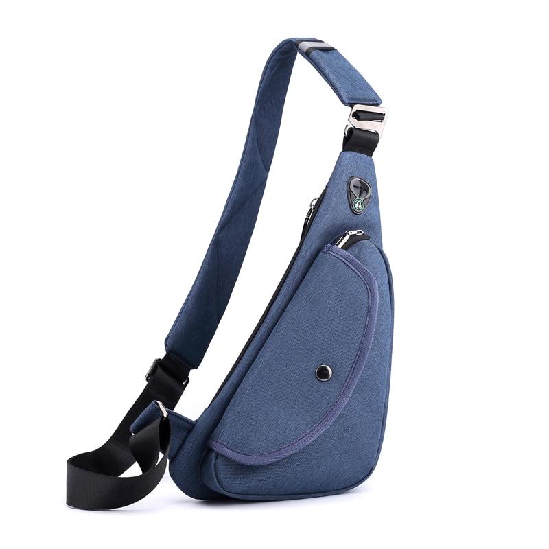 20L - Sling Chest Bag - Anti-theft Crossbody Sports Bag with Headphone Jack - Perfect for Mini Travel Adventures