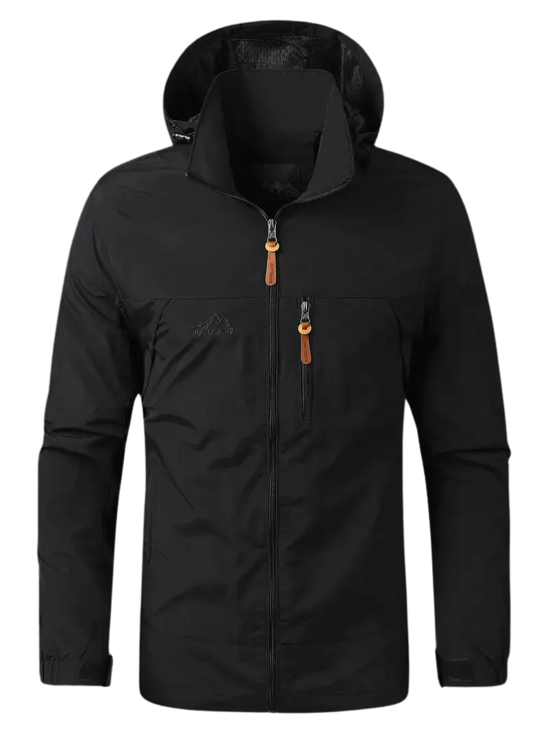 Men's - Waterproof & Windproof Jacket - Stylish Intermediate Jacket for All-Weather Adventures