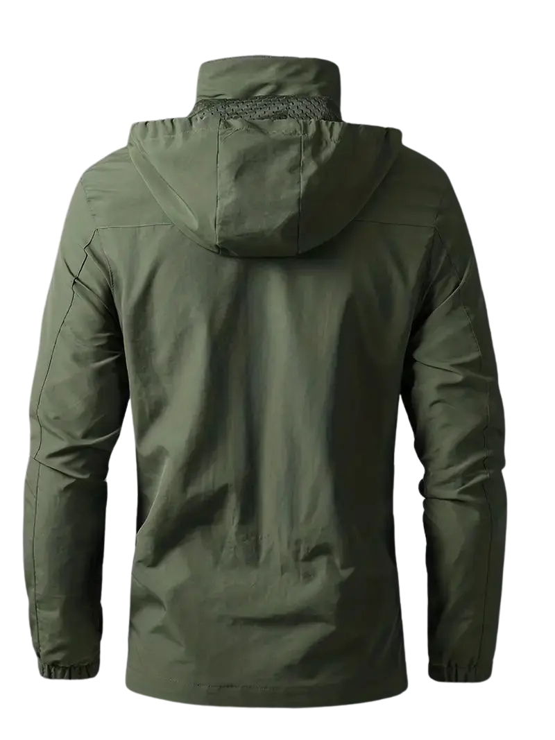 Men's - Waterproof & Windproof Jacket - Stylish Intermediate Jacket for All-Weather Adventures