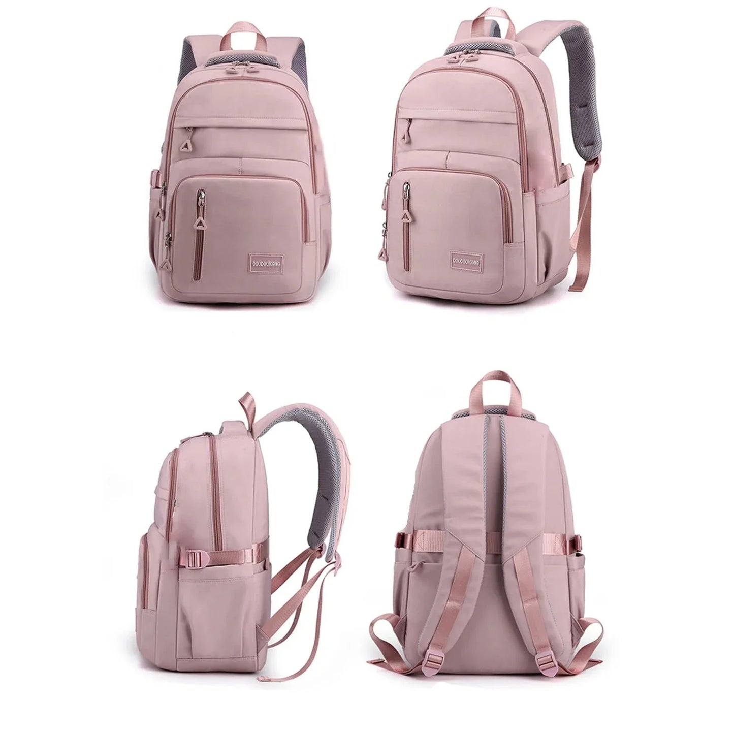 35L - Large Capacity Nylon Laptop Backpack - Cute & Stylish - Perfect for School, Work & Travel