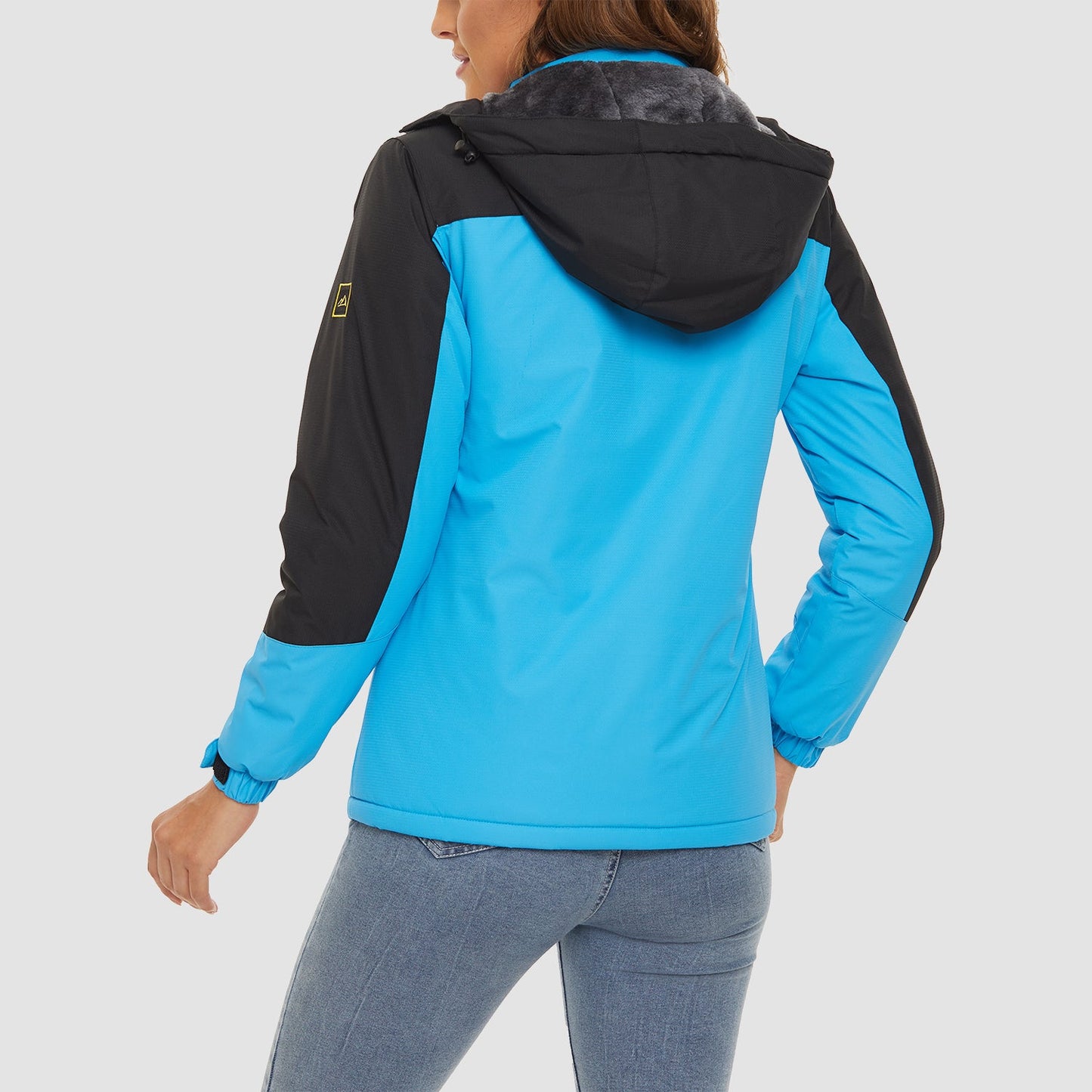 Women's - Fleece Ski Jacket – Water-Resistant, 4 Pockets – Winter Outerwear