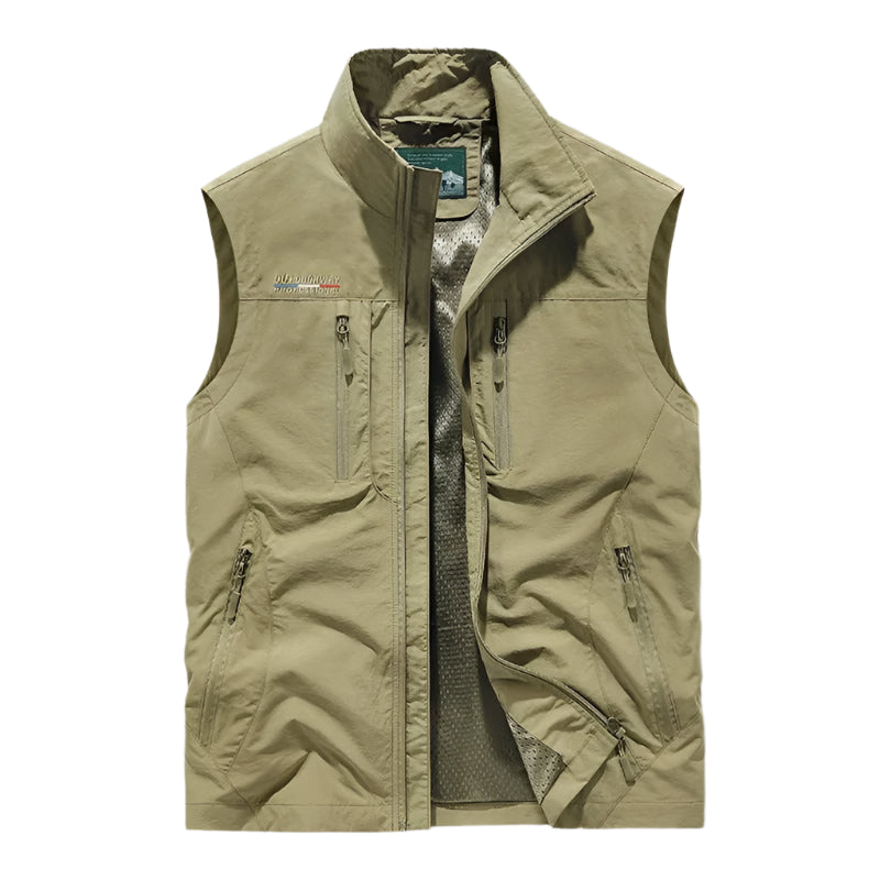 Men's - Utility Vest - Multi-Pocket Design - Outdoor Adventure Vest