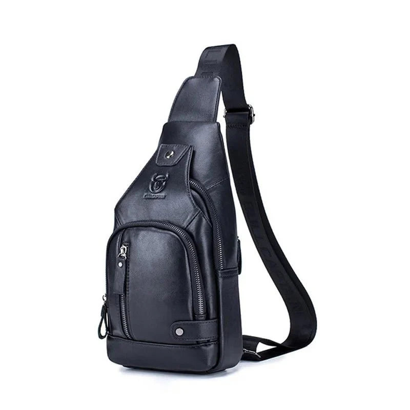 20L - Crossbody Bag - Genuine Leather with USB Port - Stylish & Functional Travel Companion