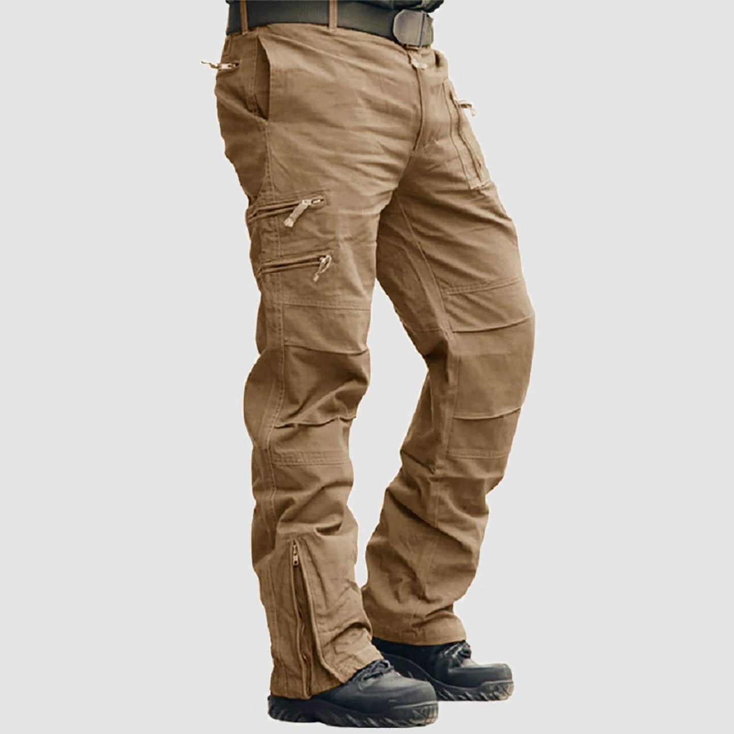 Men's - Tactical Cargo Pants – 9 Pockets, Durable Design – Hiking & Outdoor Wear