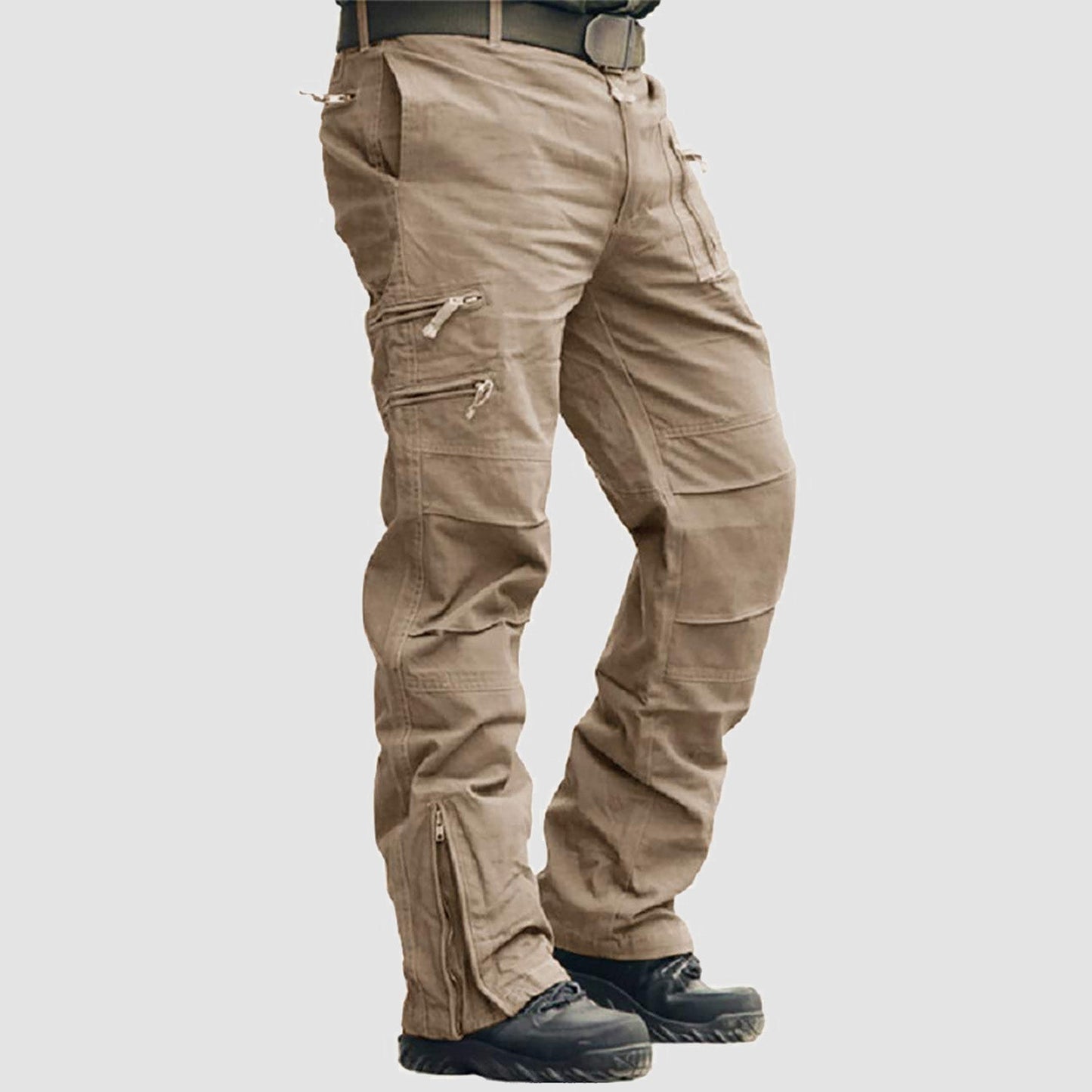 Men's - Tactical Cargo Pants – 9 Pockets, Durable Design – Hiking & Outdoor Wear