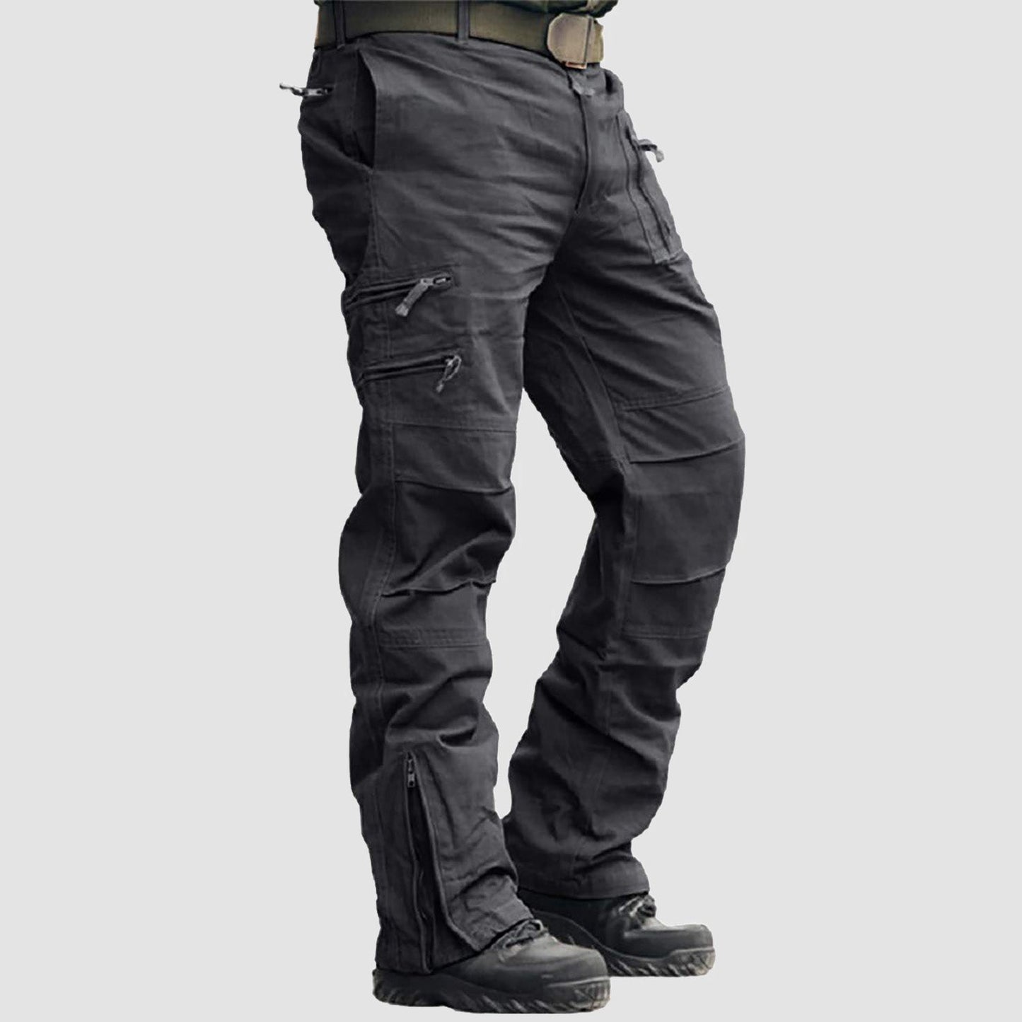 Men's - Tactical Cargo Pants – 9 Pockets, Durable Design – Hiking & Outdoor Wear