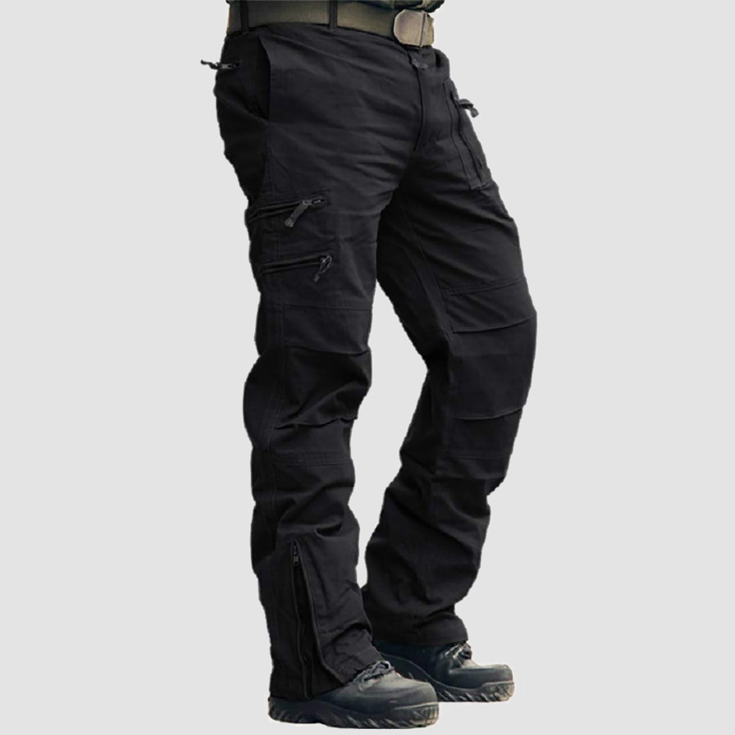 Men's - Tactical Cargo Pants – 9 Pockets, Durable Design – Hiking & Outdoor Wear