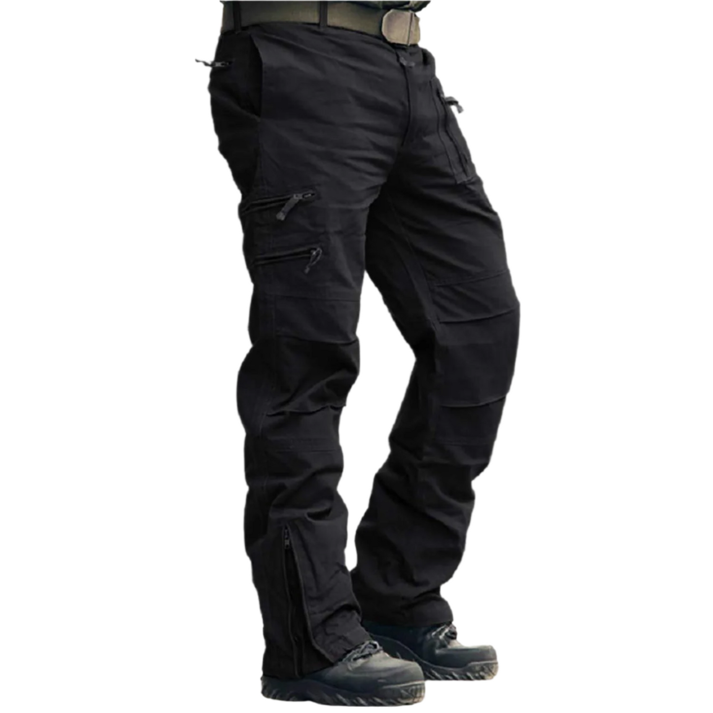 Men's - Tactical Cargo Pants – 9 Pockets, Durable Design – Hiking & Outdoor Wear