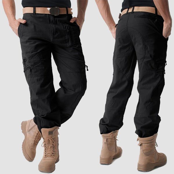 Men's - Tactical Cargo Pants – 9 Pockets, Durable Design – Hiking & Outdoor Wear