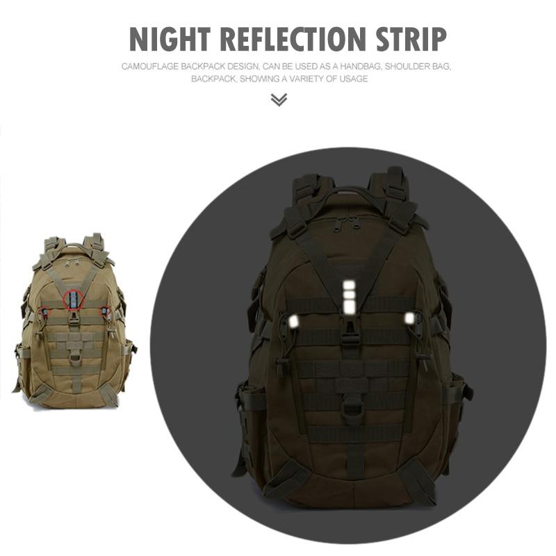 30L - Military Tactical Outdoor Backpack - Durable, Water-Resistant, Lightweight - Ideal for Hiking and Camping