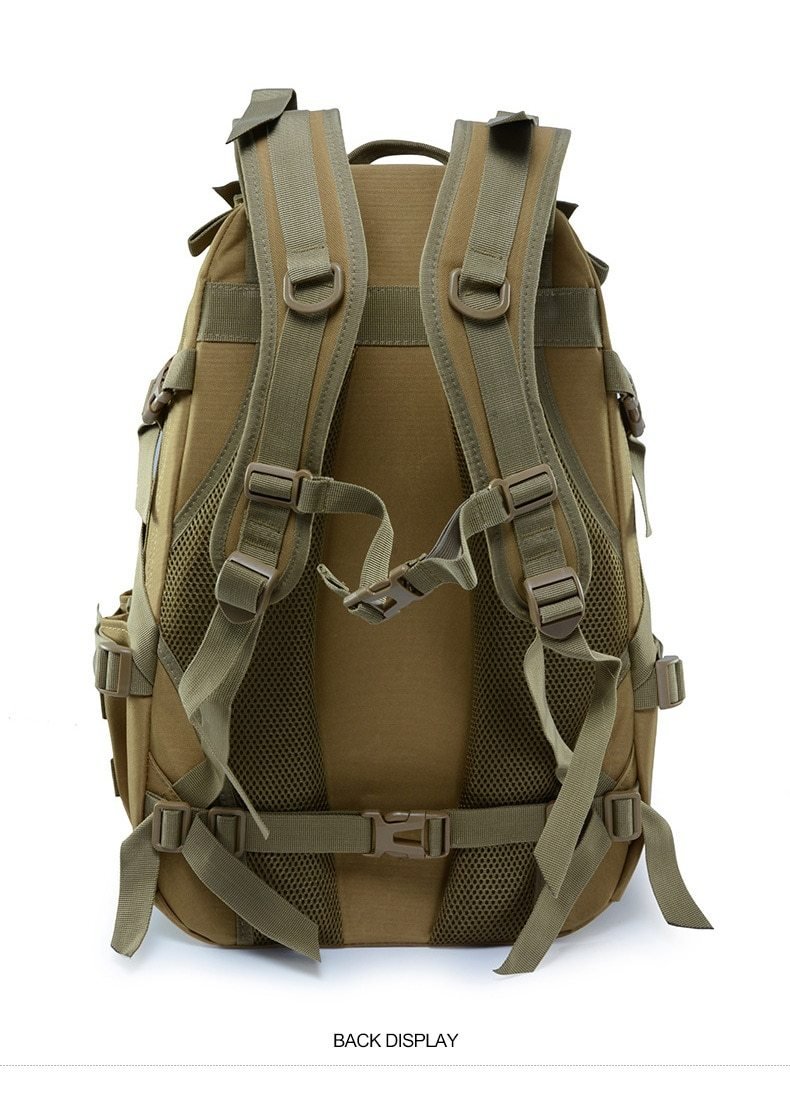 30L - Military Tactical Outdoor Backpack - Durable, Water-Resistant, Lightweight - Ideal for Hiking and Camping