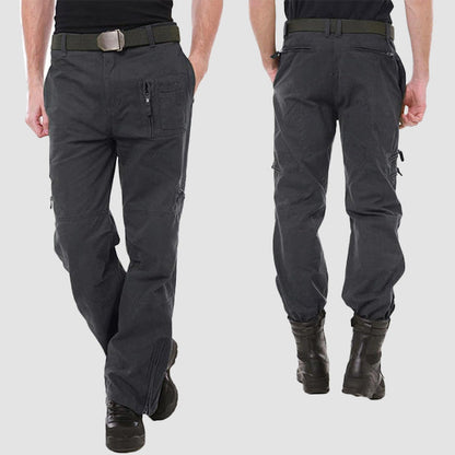 Men's - Tactical Cargo Pants – 9 Pockets, Durable Design – Hiking & Outdoor Wear