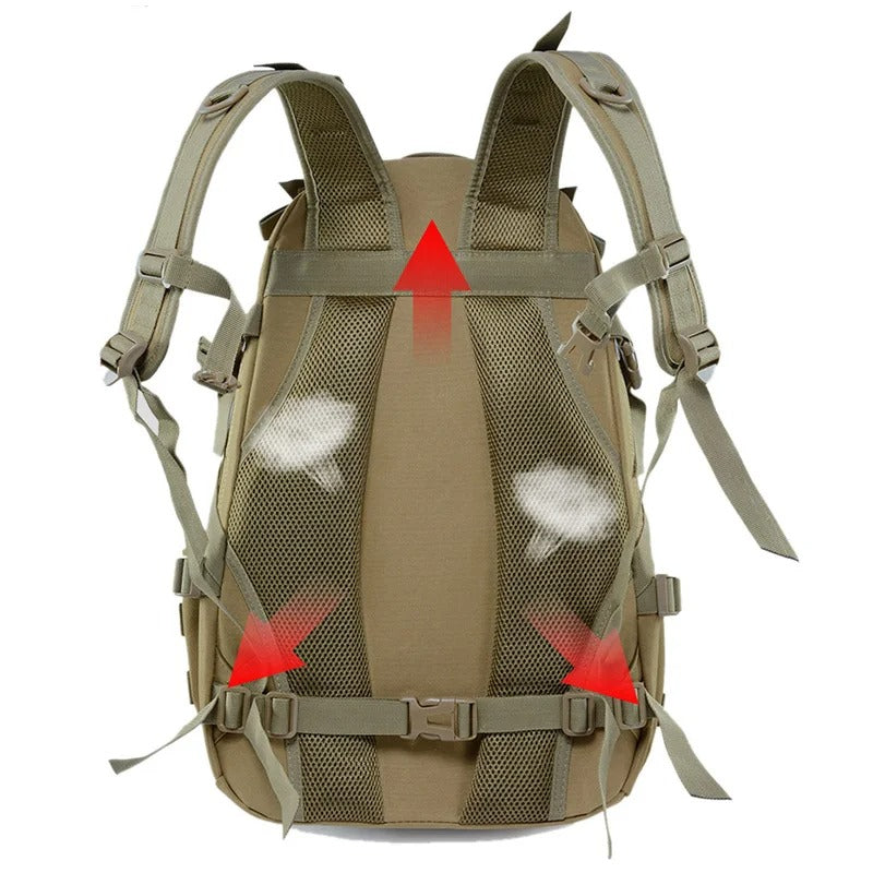 35L Tactical Backpack - Waterproof Nylon