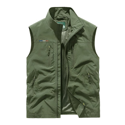 Men's - Utility Vest - Multi-Pocket Design - Outdoor Adventure Vest
