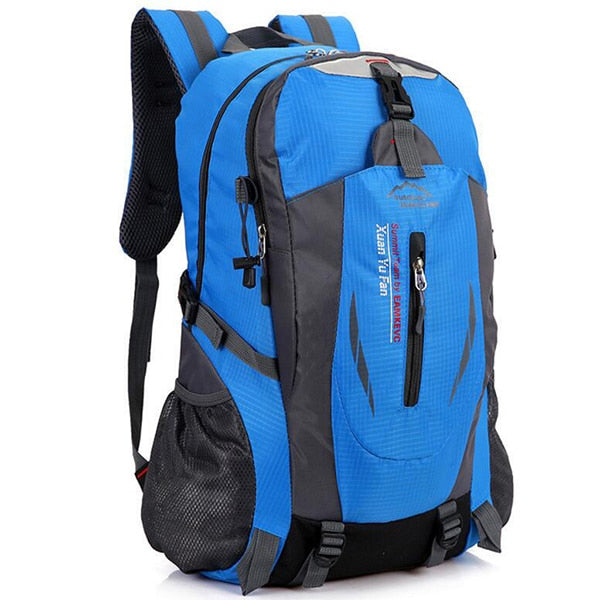 30L - Backpack - Waterproof Nylon - Casual Sport Bag for Youth, Camping, and Laptop Use