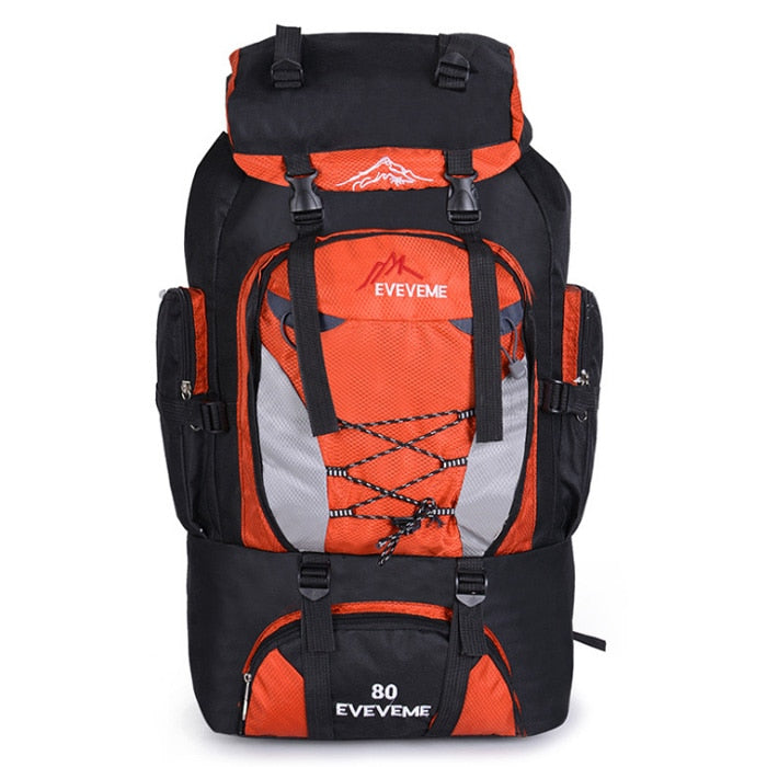 80L - Men's Large Hiking Backpack - Durable Climbing & Camping Gear - Perfect for Outdoor Adventures