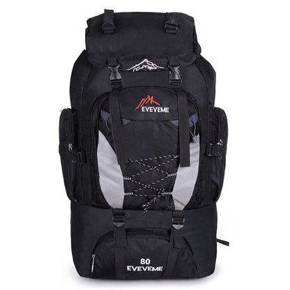 80L - Men's Large Hiking Backpack - Durable Climbing & Camping Gear - Perfect for Outdoor Adventures