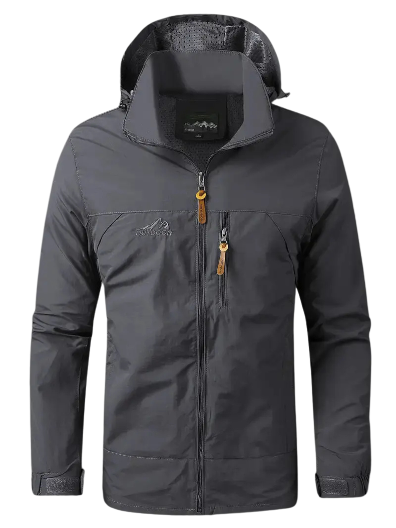 Men's - Waterproof & Windproof Jacket - Stylish Intermediate Jacket for All-Weather Adventures