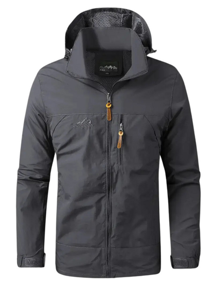 Men's - Waterproof & Windproof Jacket - Stylish Intermediate Jacket for All-Weather Adventures
