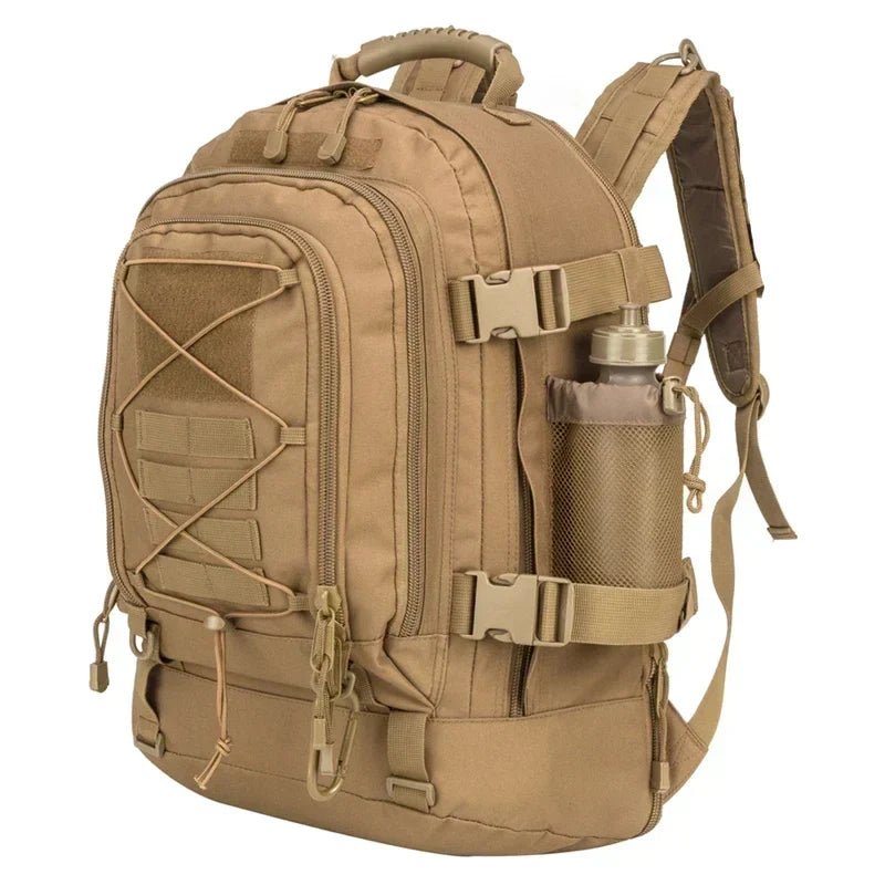 60L - Military Tactical Backpack - Durable & Versatile - Ideal for Travel and Camping Adventures