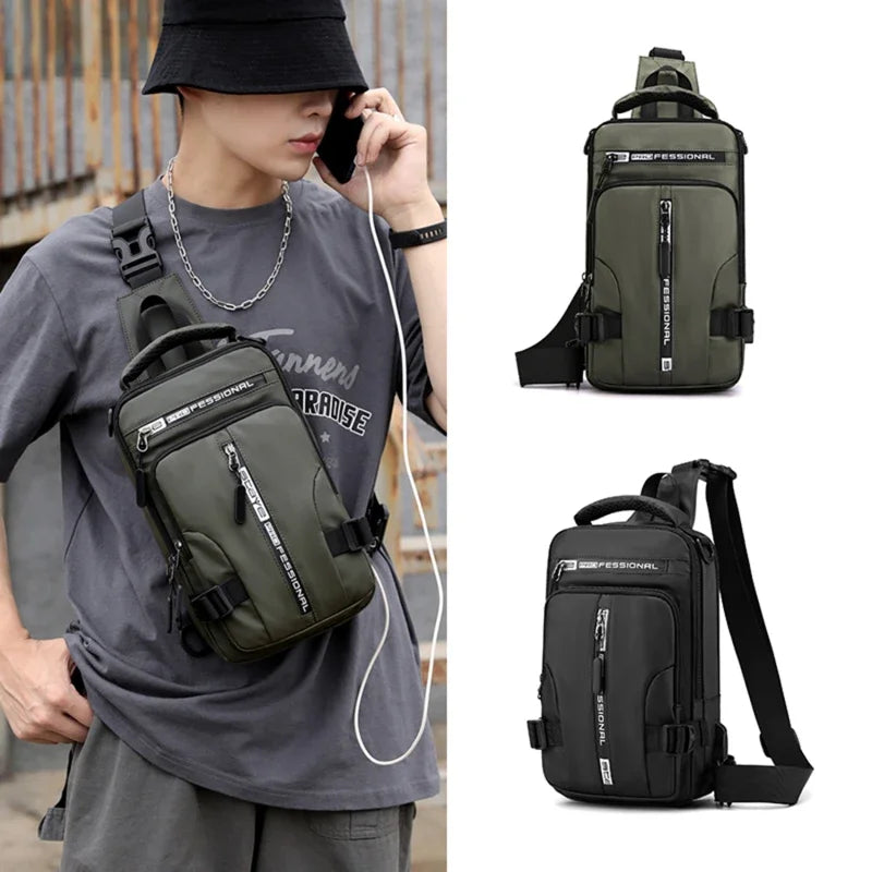 30L - Waterproof Anti-Theft Crossbody Sling Bag - Stylish & Secure - Perfect for Travel and Daily Use