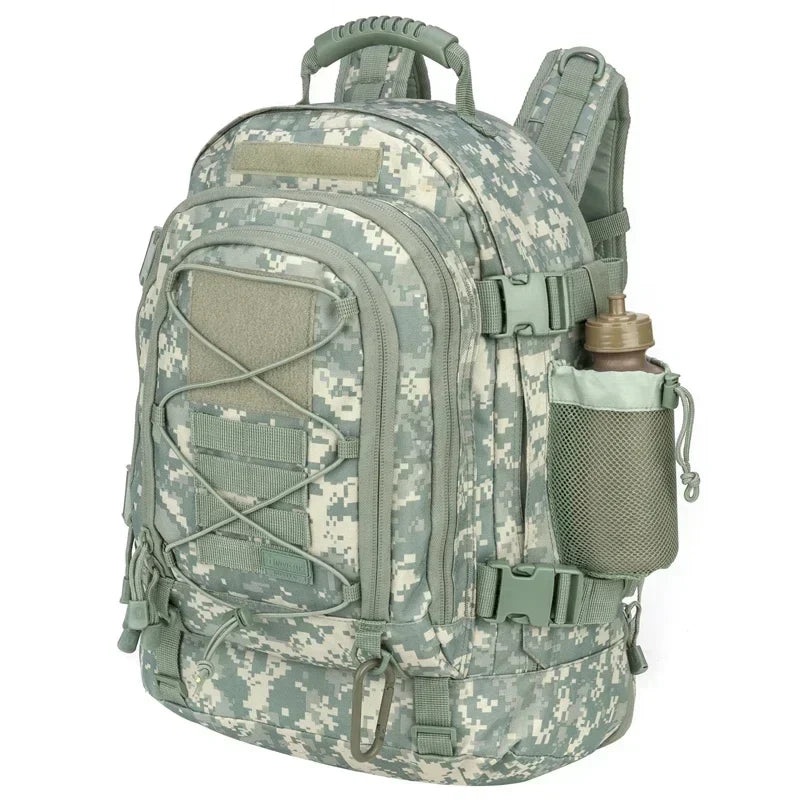 60L - Military Tactical Backpack - Durable & Versatile - Ideal for Travel and Camping Adventures