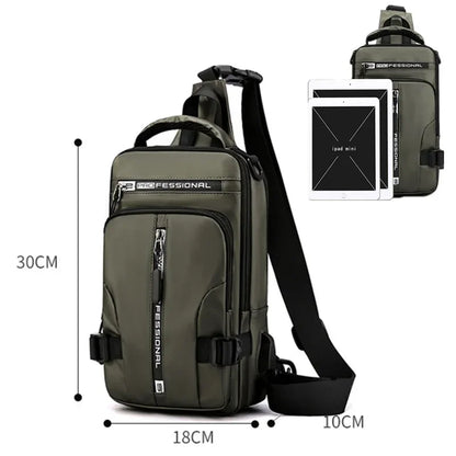 30L - Waterproof Anti-Theft Crossbody Sling Bag - Stylish & Secure - Perfect for Travel and Daily Use