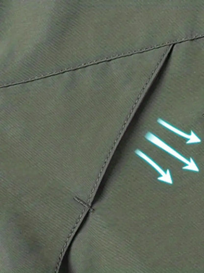 Men's - Waterproof & Windproof Jacket - Stylish Intermediate Jacket for All-Weather Adventures