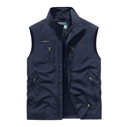 Men's - Utility Vest - Multi-Pocket Design - Outdoor Adventure Vest