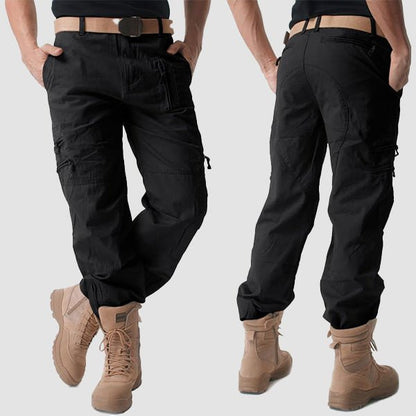 Men's - Tactical Cargo Pants – 9 Pockets, Durable Design – Hiking & Outdoor Wear